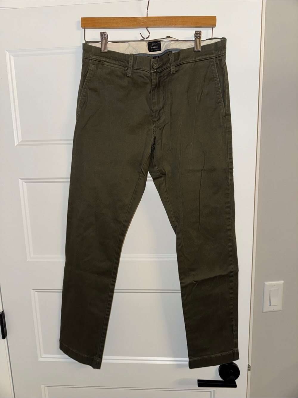 J Crew Men's Olive Green Chino Pants 30/30